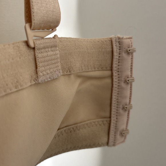Wacoal Bra Size 38DDD Staying Power Wireless Strapless 854372 Beige EUC Multiway - Picture 10 of 11